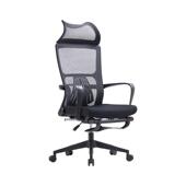 工厂直供网布电脑椅家用办公椅舒适久坐可躺午休带搁脚休闲老板椅