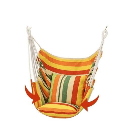 大学生宿舍吊椅懒人寝室秋千室内户外加厚帆布儿童摇篮椅学生吊床