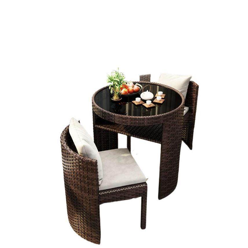 新款阳台休闲桌椅组合藤椅三件套网红茶桌小型家用仿藤编椅子茶几,商业/办公家具,商用藤编家具,淘宝优惠券,粉丝福利购,淘宝优惠卷