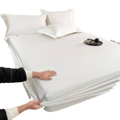 定做夏季天丝床笠加高床罩135/150x190/180x200x220裸睡丝滑