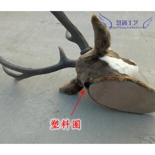 欧式仿真鹿头壁挂壁饰装饰工艺品挂件酒吧ktv咖啡馆装饰品