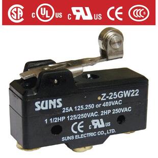 假一赔十 美国三实SUNS 25GW22微动开关