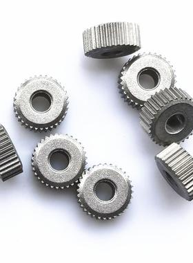 铁基轴套5只 轴底座 内径4.97 滚花轴承 粉末冶金