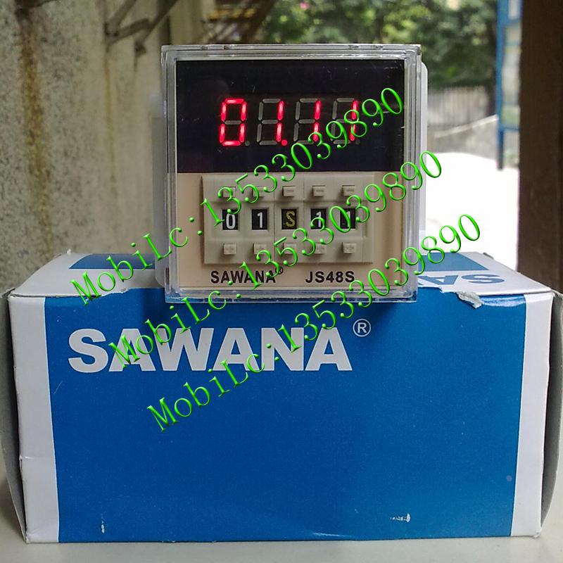 正品SAWANA预置数显时间继电器JS48S-1Z  JS48S-2Z [DH48S-1Z/2Z]