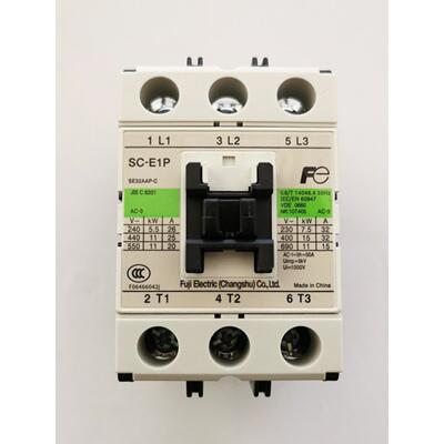 常熟富士交流接触器SC-E02A AC110V  E03A  E05A SC-E1P E2P E3P