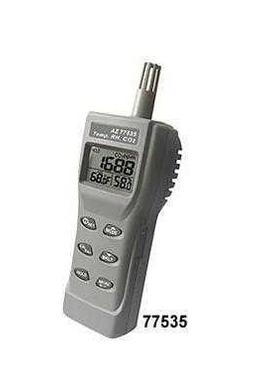 正品AZ77535(含温/湿度)手持式二氧化碳测试仪可接电脑CO2分析仪