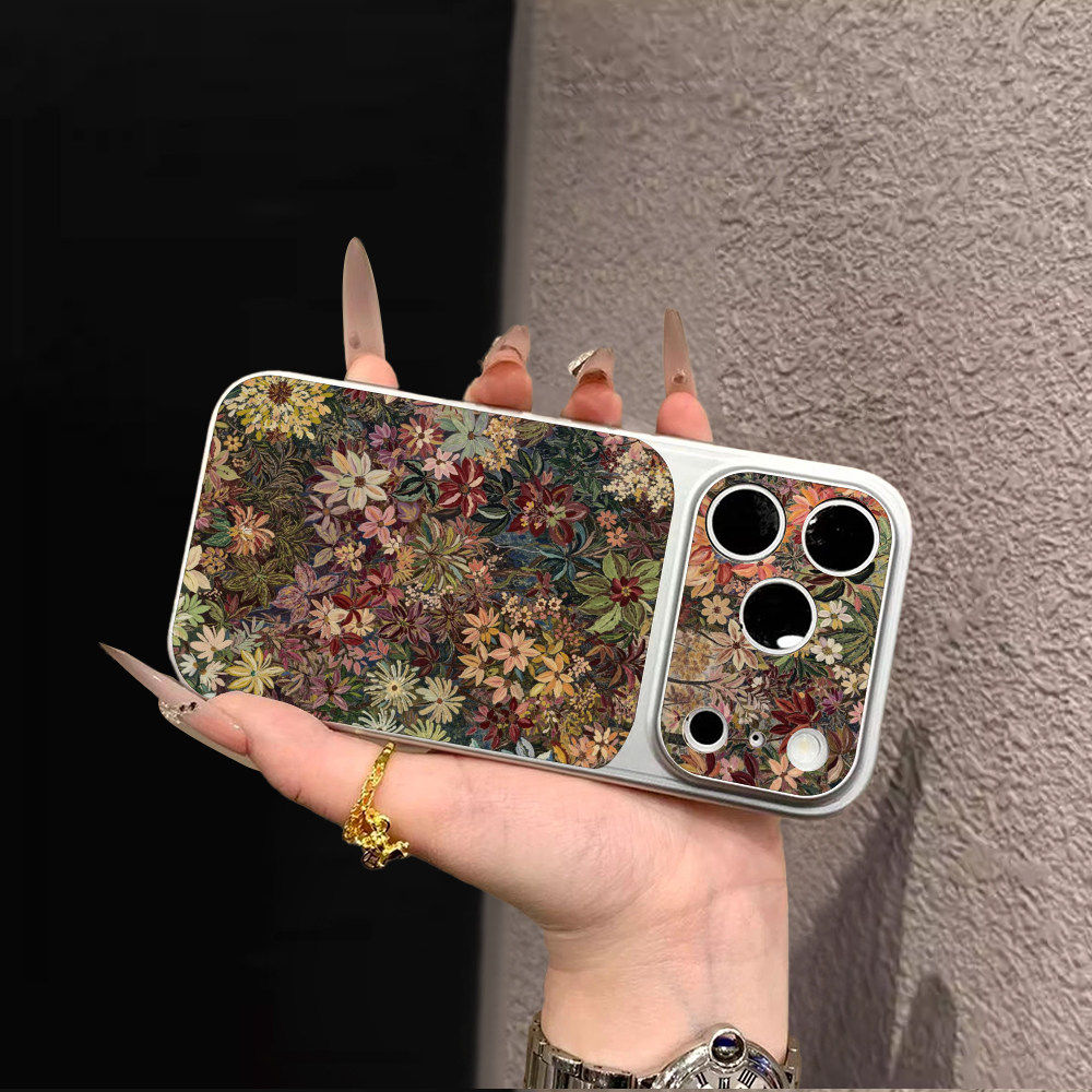 润森亿适用苹果17手机壳iPhone17promax秒变17pro新款air大视窗全包16可爱女15小众14高级13花海秘境防摔外套