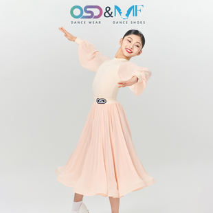 OSD拉丁摩登舞服儿童规定专业比赛服2025新款表演女童套装舞蹈服