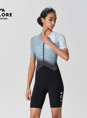 VALORE流线连体骑行服竞技一体式双箭头裤夏季公路车专业套装女款