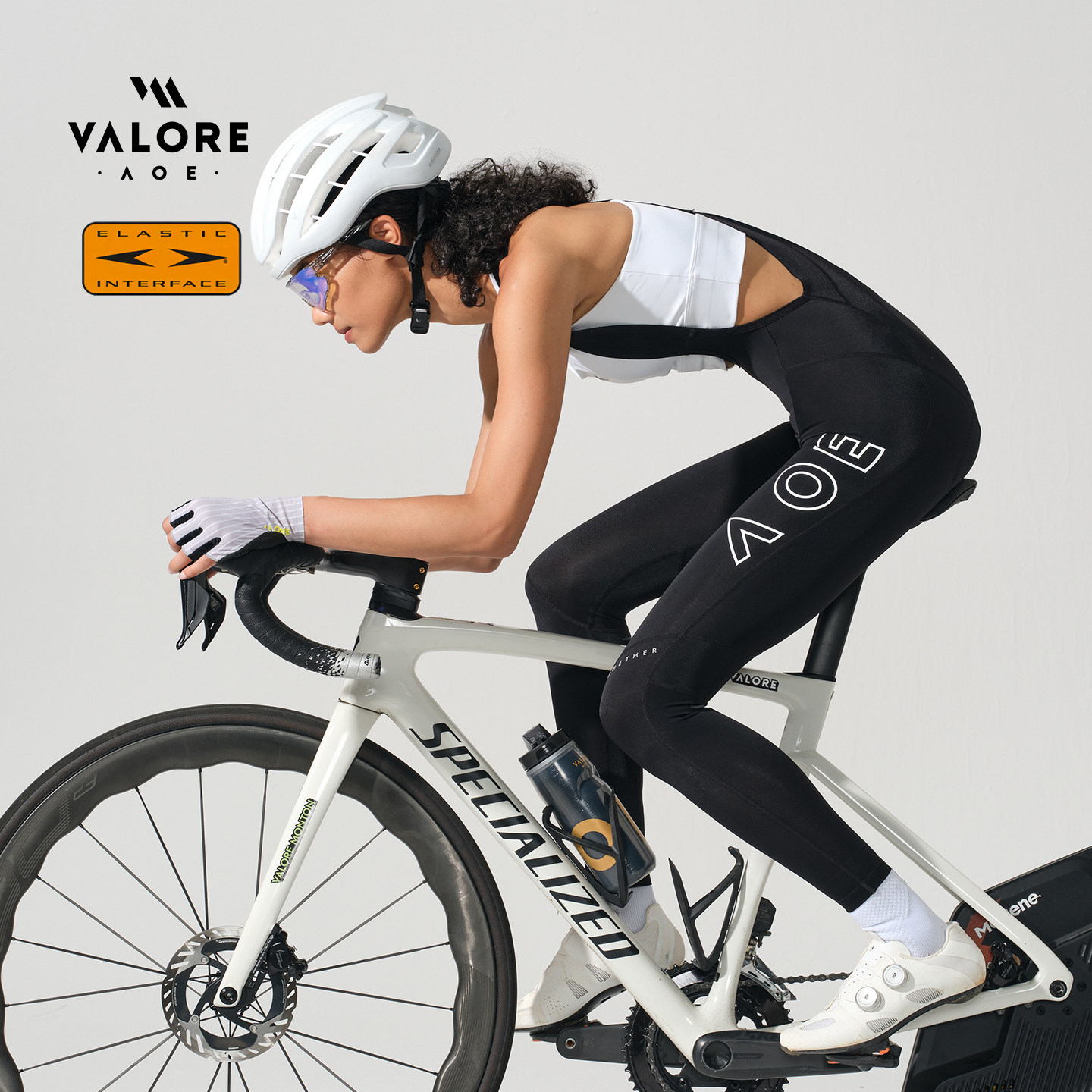 VALORE AOE公路车骑行服进口双箭头200密度缓震背带长裤女秋岚驰