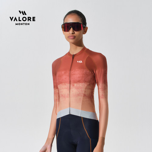 AOE色褪迷离凉感骑行服长上衣女