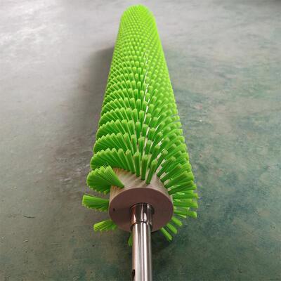 工业毛刷辊非标定做彩色尼龙丝滚筒蔬果清洗机毛刷异型植毛清洗刷