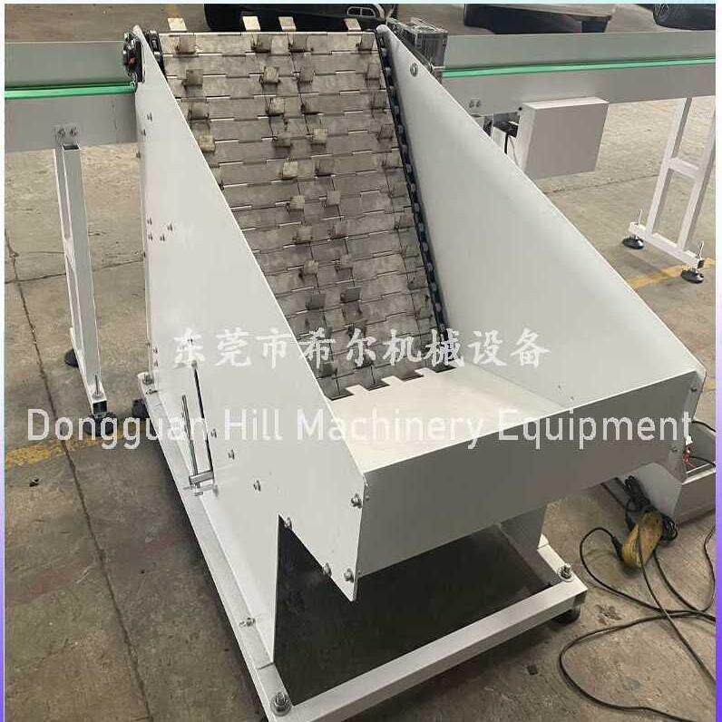 料斗式不锈钢金属提升机上料机食品级爬坡输送机物料颗粒传输带