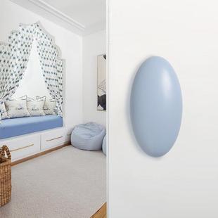 新款彩色卧室门拉手定制现代高档儿童房木门陶瓷明装极简把手单孔