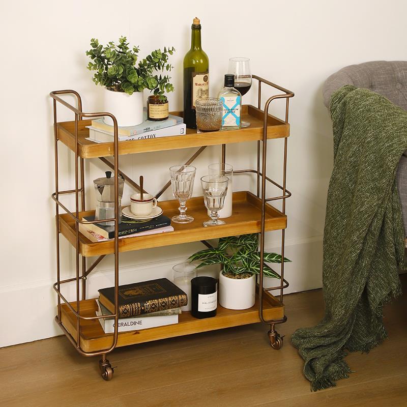 你可居家用零食小推车置物架多层方便移动餐车收纳手推车