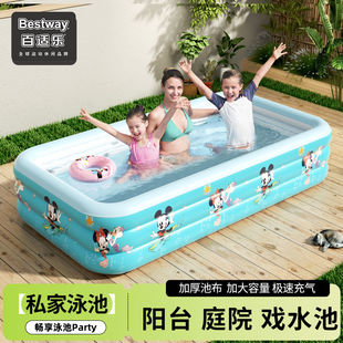 Bestway儿童充气游泳池成人超大家用婴儿小孩家用洗澡水池户外