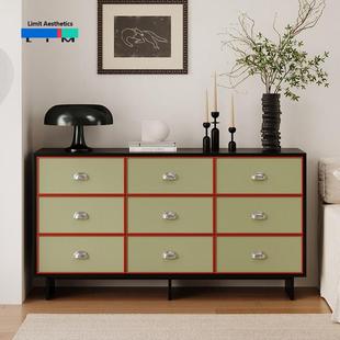 LIM界限中古九斗柜覆古实木边柜玄关柜客厅储物抽屉收纳盒柜六斗