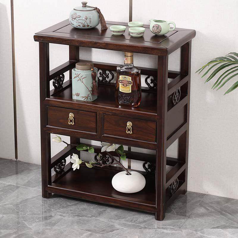 茶水柜新中式实木储物柜茶叶柜小型博古架带抽屉茶具收纳柜轻奢,住宅家具,餐边柜,淘宝优惠券,粉丝福利购,淘宝优惠卷