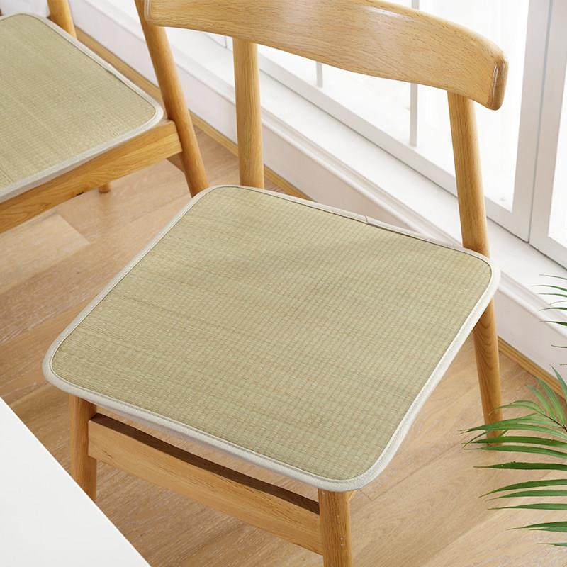 夏季透气蔺草凉席椅子坐垫办公室座椅垫夏天电脑椅学生凳子凉坐垫,居家布艺,椅垫,淘宝优惠券,粉丝福利购,淘宝优惠卷