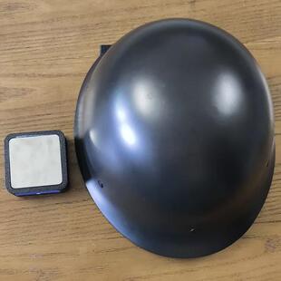 钢盔风扇安全帽圆形加装改装充电通风散热风扇夏天不改变帽子结构