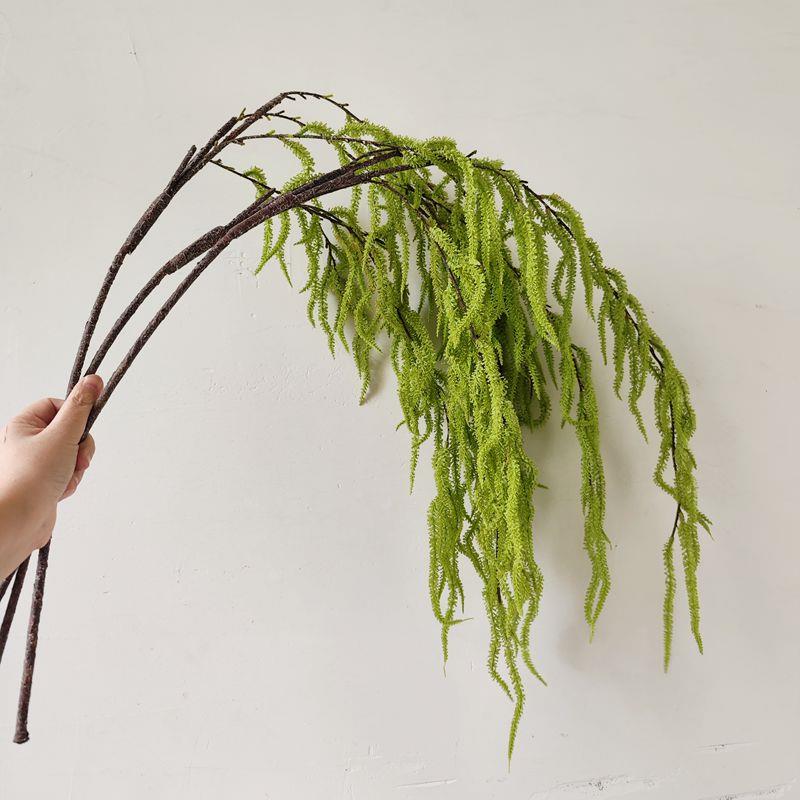 仿真柔丽丝 商务花艺设计 穗状花材 下垂 空间美陈 自然风手捧花