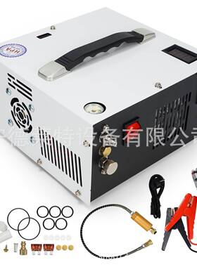 内置12伏车载高压打气泵30mpa打气机充气泵4500psi打气筒40mpa