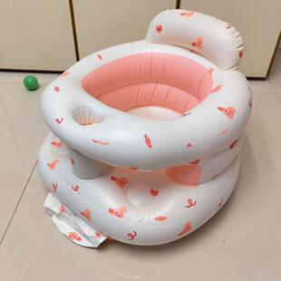 婴儿学坐椅宝宝充气沙发儿童训练座椅便携式学坐防摔餐椅浴儿童