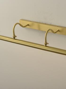 美式全铜镜前灯led复古欧式镜灯浴室卫生间灯具防水洗手台化妆灯