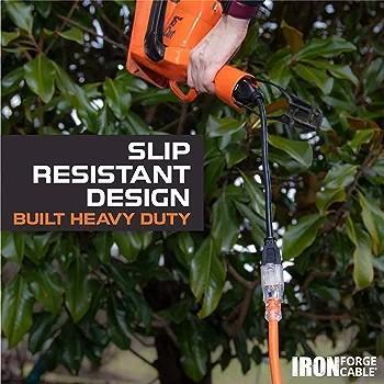 RVEV延长线NEMA14-50重型延长线带LED电源指示灯和电源线管理器