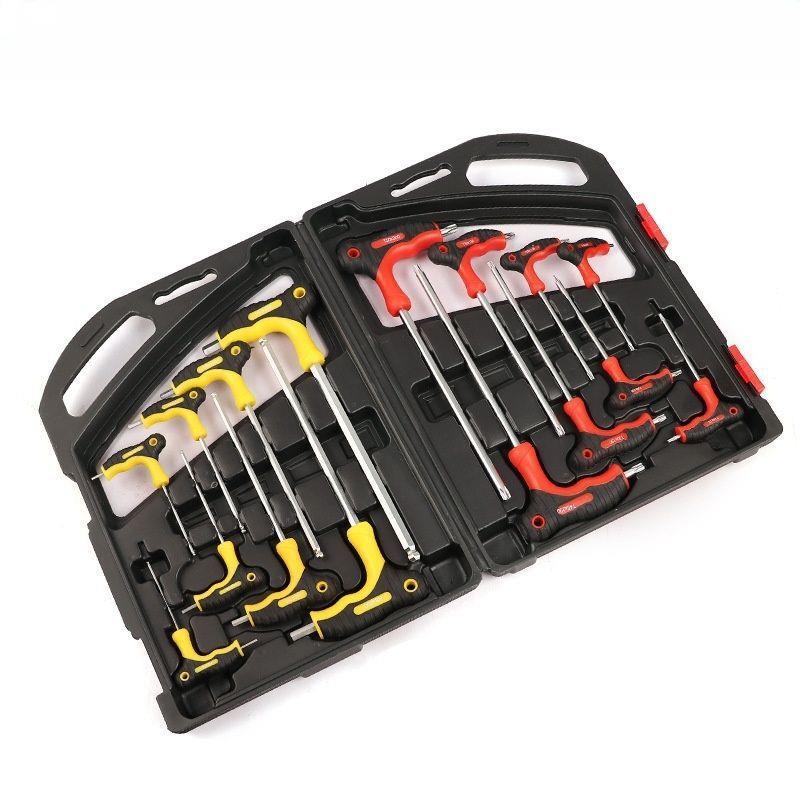 16件套t型内六角梅花形扳手一整套实用套装新款板手内外家用