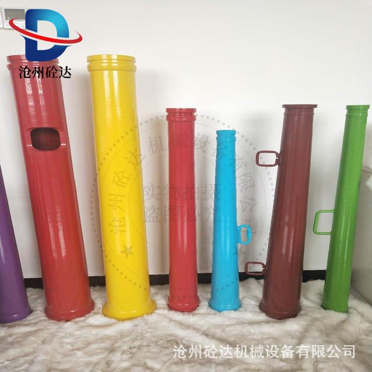 DN125泵车耐磨变径管 双层耐磨变径管 混凝土泵车双层淬火变径管