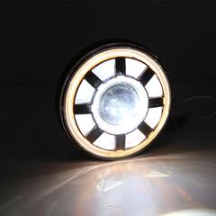 新款现货60W7寸圆形天使眼泪牧马人改装LED前大灯1960R