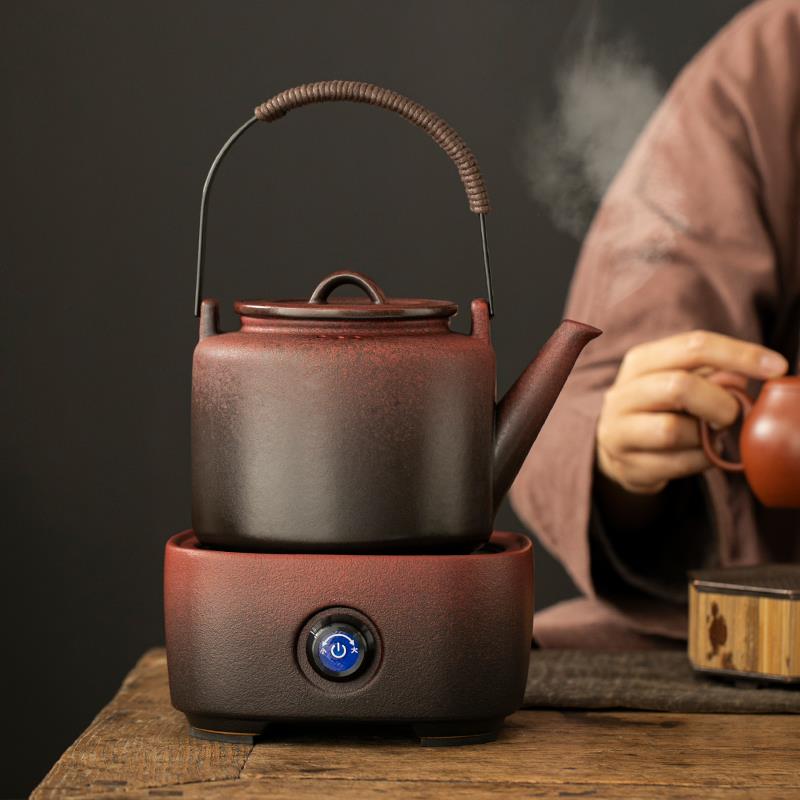 陶瓷煮茶壶茶炉耐高温泡茶壶单壶家用烧水炉可干烧泡茶器明火可烧
