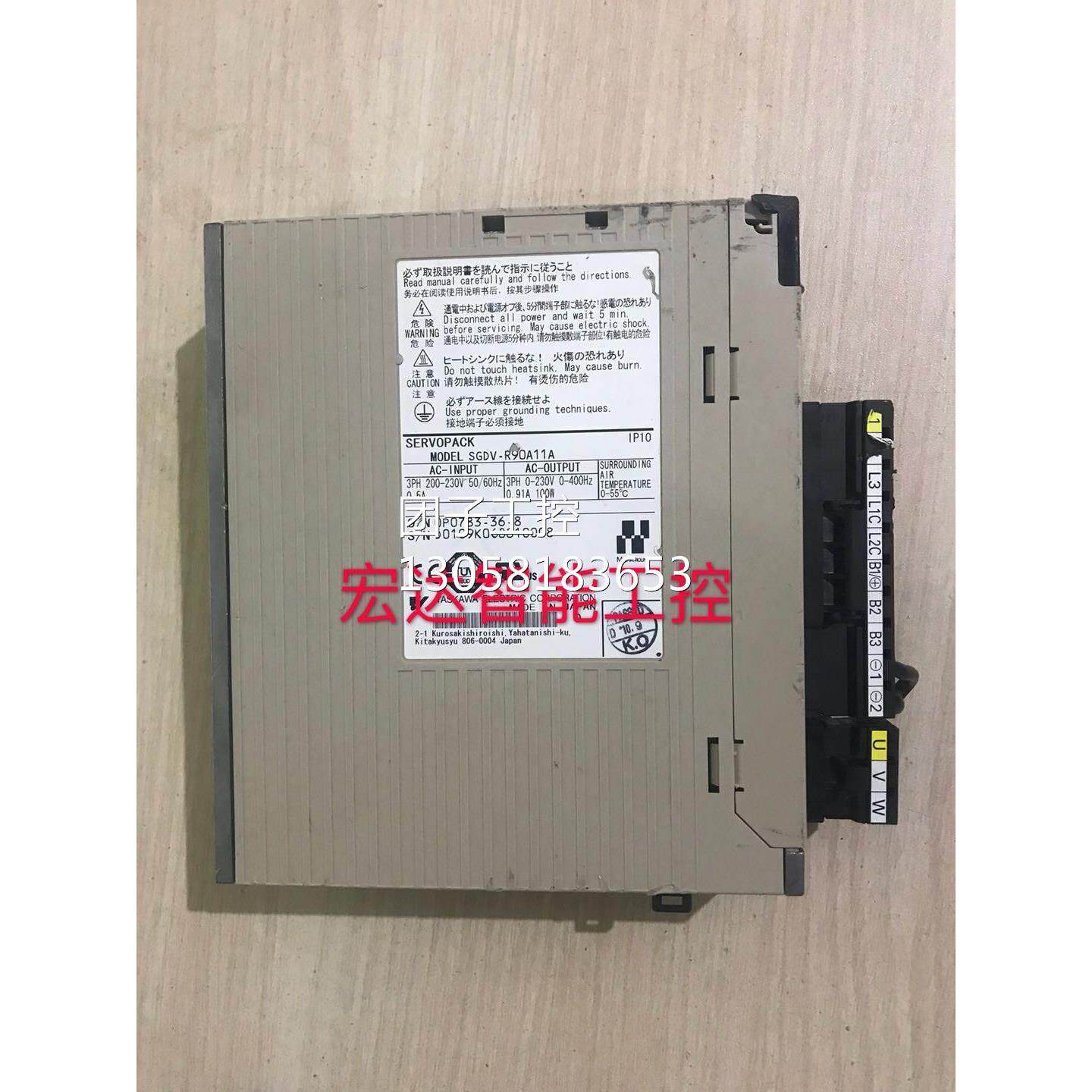 ￥100W安川伺服驱动器SGDV-R90A11A拆机 现货测试 询价