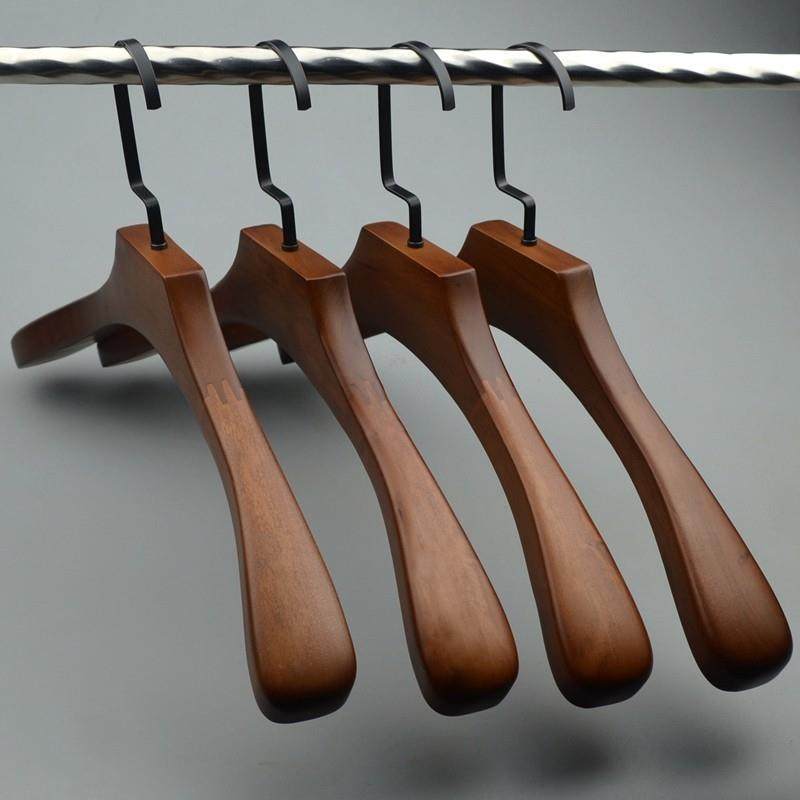 宽肩实木衣架子复古木质挂衣架家用服装店酒店西服无痕衣撑衣架,收纳整理,木质衣架,淘宝优惠券,粉丝福利购,淘宝优惠卷