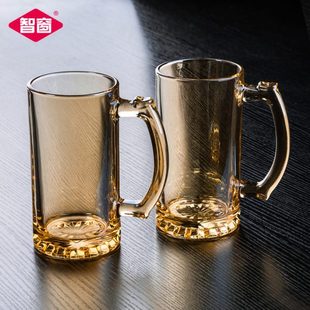 个性 家用杯架 创意酒吧玻璃杯带玻璃无铅欧式 大号啤酒杯专用套装