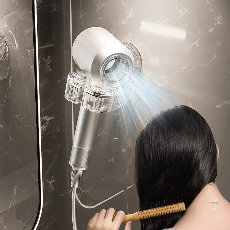 玖时光吸盘旋转吹风机支架懒人浴室电吹风筒收纳挂架免打孔置物架,家庭/个人清洁工具,吹风机置物架,淘宝优惠券,粉丝福利购,淘宝优惠卷