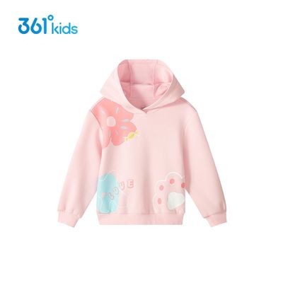 361°运动休闲连帽361度童装女