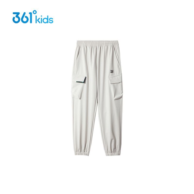 361度童装男童梭织长裤休闲裤2023年春秋款休闲长裤舒适透气