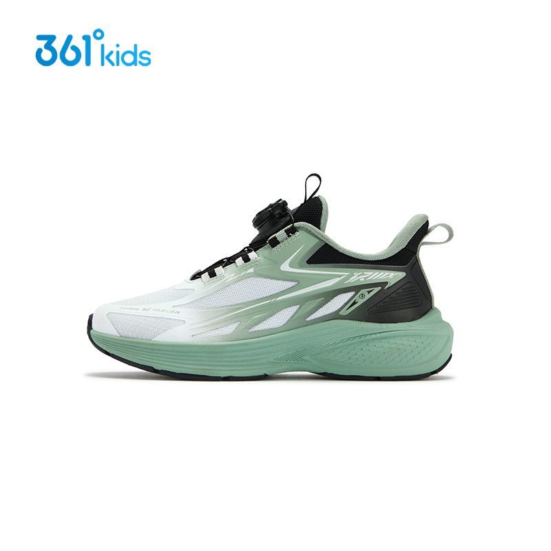 【商场同款】361童鞋男童跑鞋2025秋冬新款网面舒适旋钮扣运动鞋