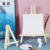 小画架木质桌面台式 桌上儿童支架折叠便携油画迷你小型画板三角架