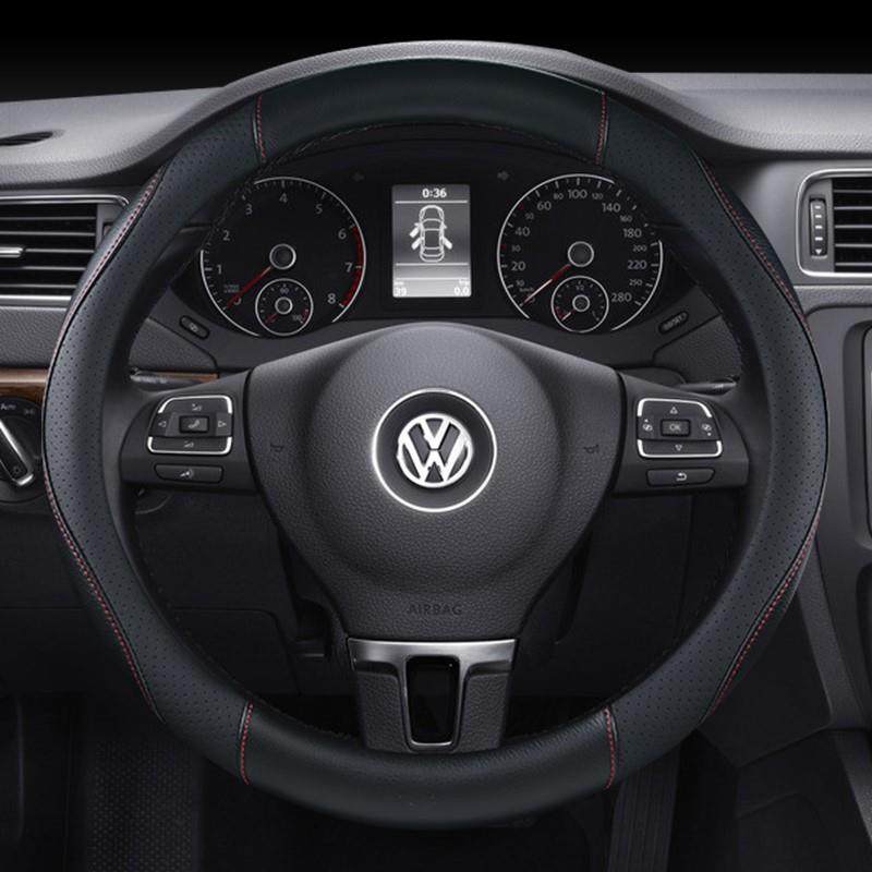 老款大众新宝来朗逸Polo速腾帕萨特皮革方向盘套09/10/11/12/13年