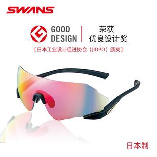 SWANS狮王视骑行太阳眼镜变色马拉松专业跑步眼镜登山护目偏光墨
