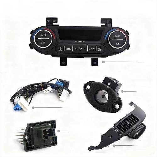 适用12-17款起亚K3改装自动空调面板恒温控制旋钮升级内饰配件