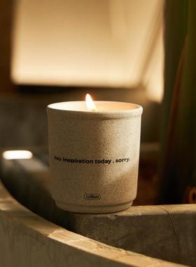 cottee咖啡香薰蜡烛卧室香氛take away陶瓷杯小众高级感生日礼物