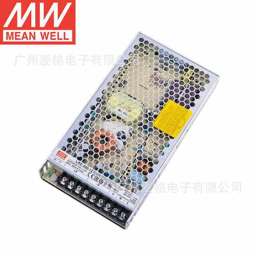 LRS-200-12 明纬204W开关电源12V17A直流变压器薄LED灯带灯箱