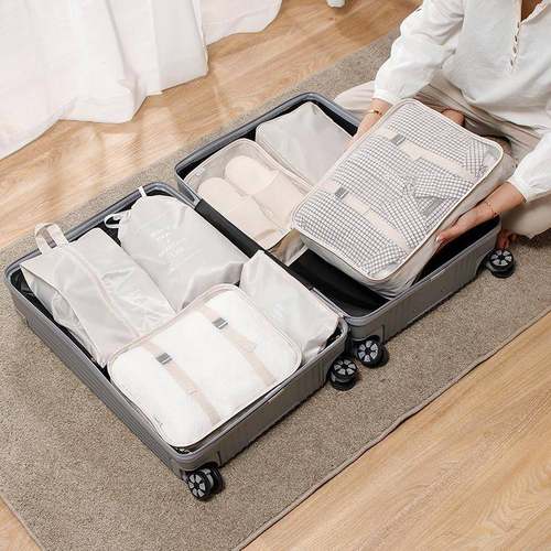 行李箱收纳袋待产包旅行分装包防水内衣束口袋行李收纳分类整理包