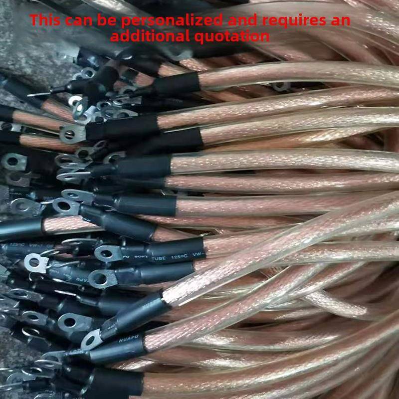 带皮接地线4 6 10 25 35平方户外专用接地线耐磨防水紫铜线软铜线