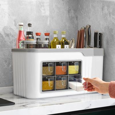 调料盒收纳组合装厨房用品高端调味罐家用大全味精油盐酱醋瓶套装