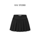 女士腰系带百褶短裙 HAI STUDIO秋冬 A字半裙半身裙